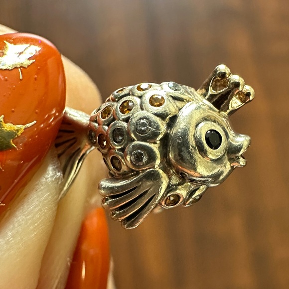 RETIRED Pandora Charm - Fairytale fish - Picture 6 of 6